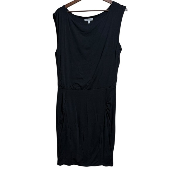 Athleta Black Westwood Athleisure Ruched Dress - Small - Picture 2 of 7